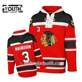 Barn Ishockey Chicago Blackhawks Keith Magnuson 3 Röd Sawyer Hooded Sweatshirt